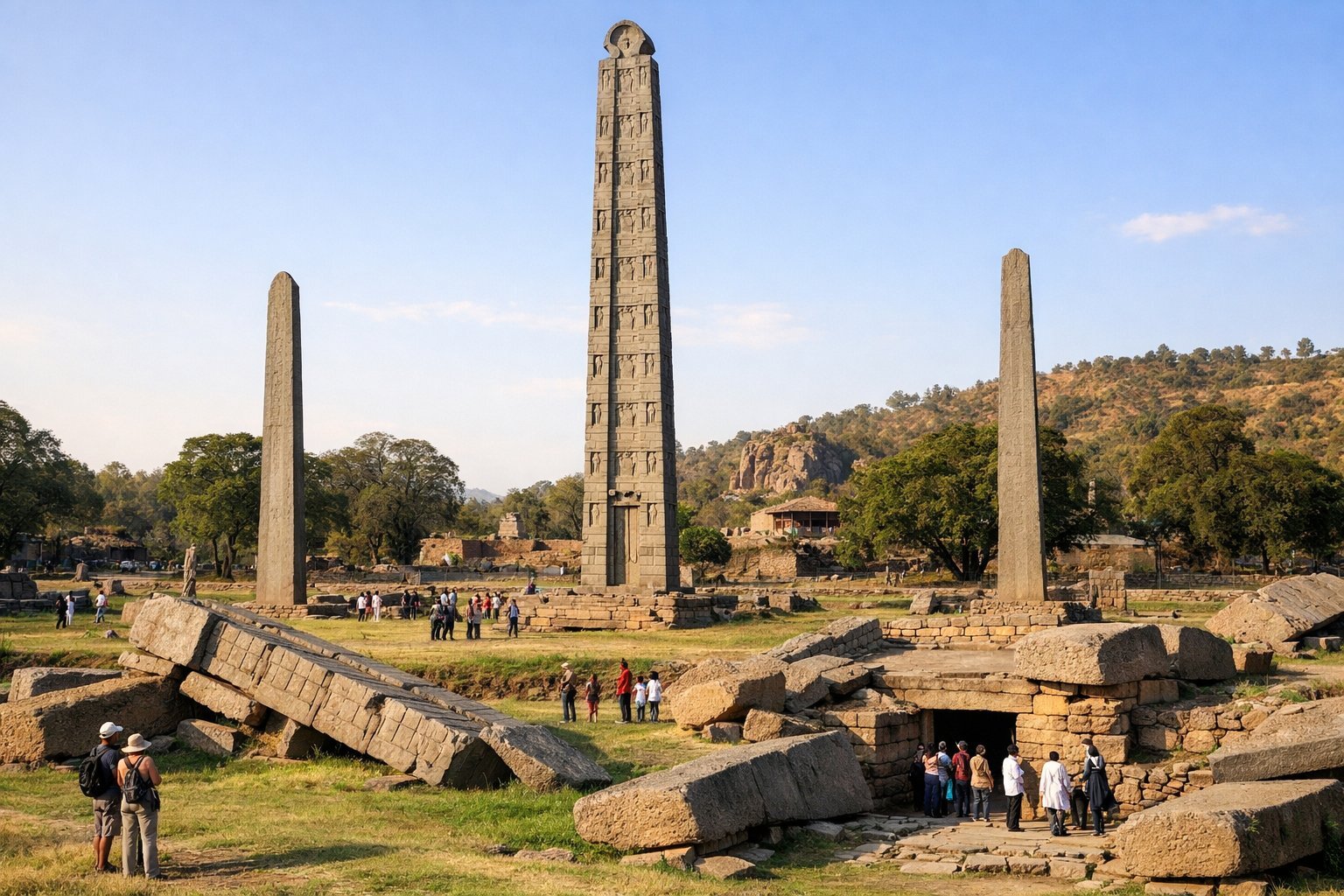 Aksum stelae obelisks Ethiopia
