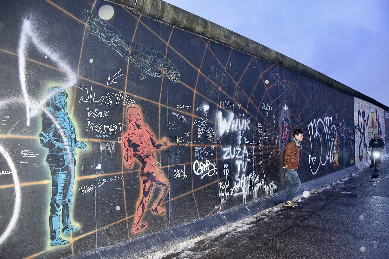 East Side Gallery Berlin Wall murals, the world's longest open-air gallery