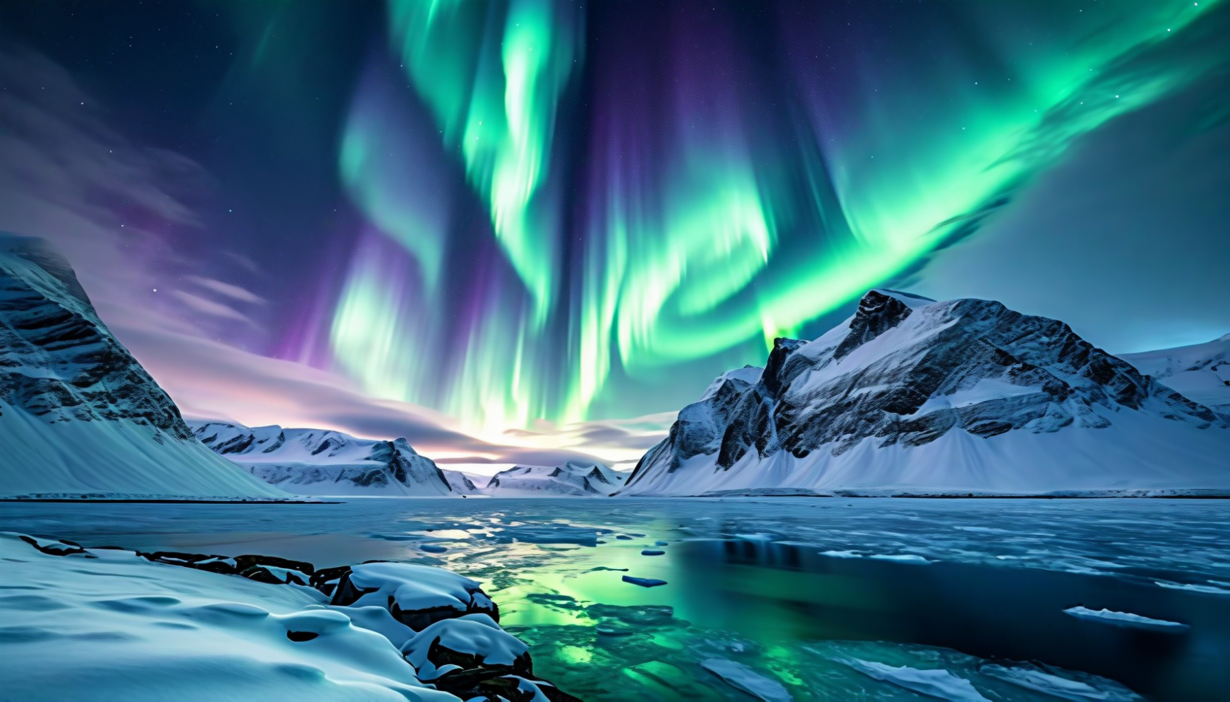 Northern Lights over Greenland