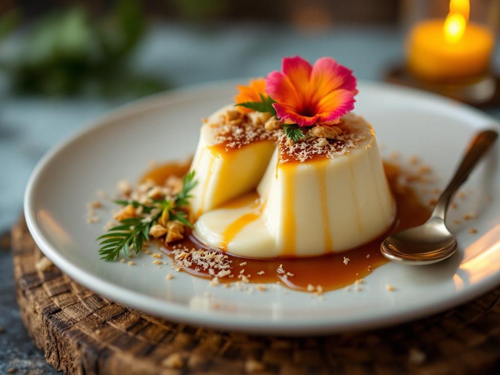 Blanc-Manger Coco — Guadeloupean coconut flan dessert