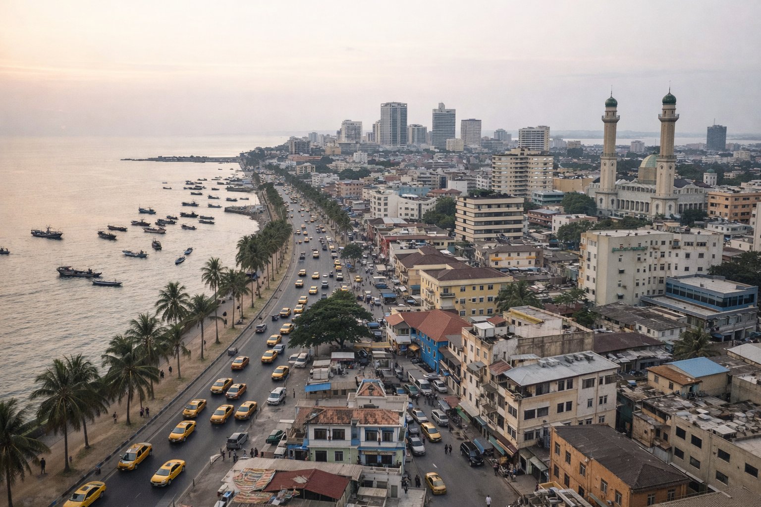 Conakry cityscape