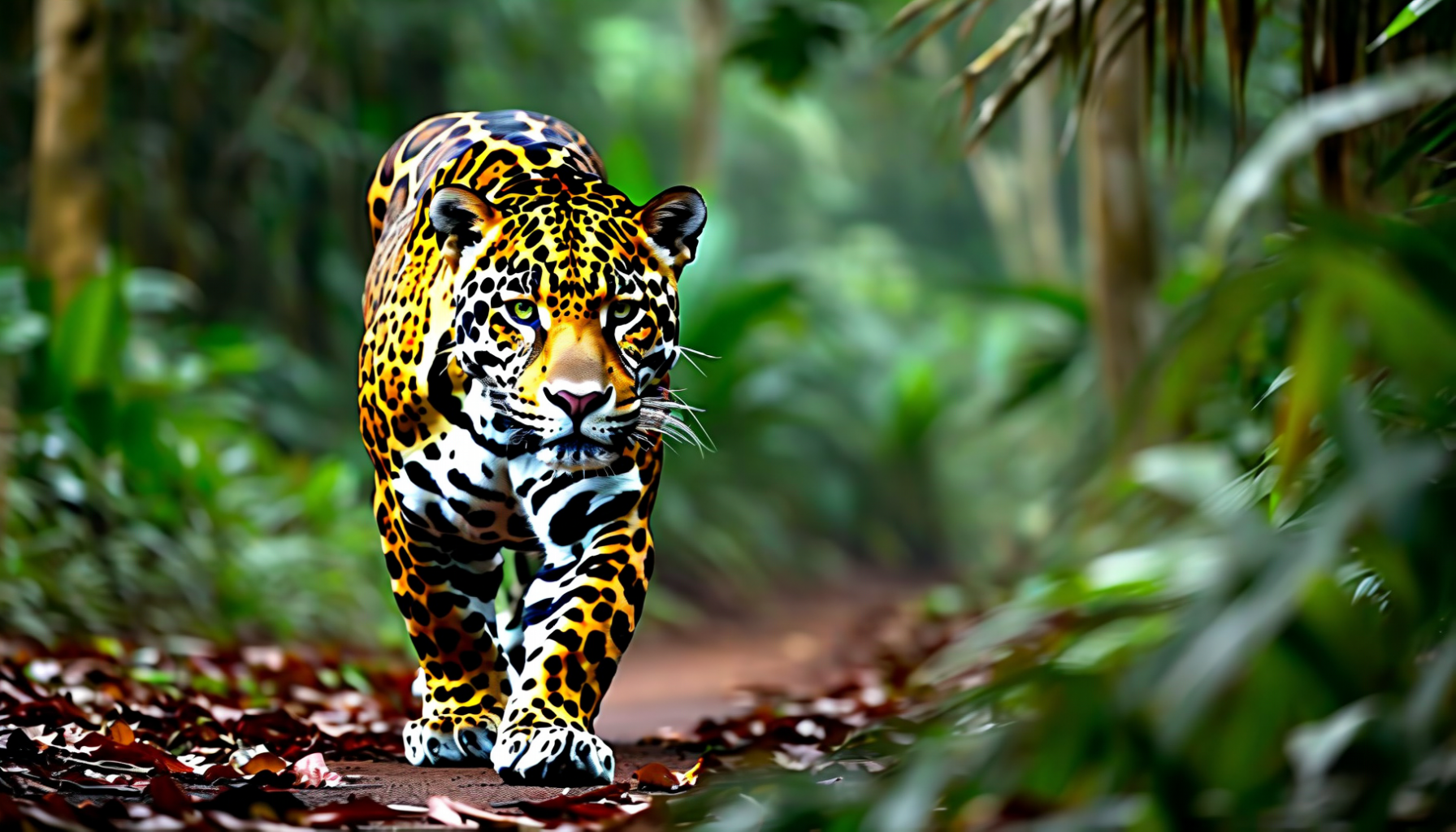 Jaguar in Iwokrama rainforest