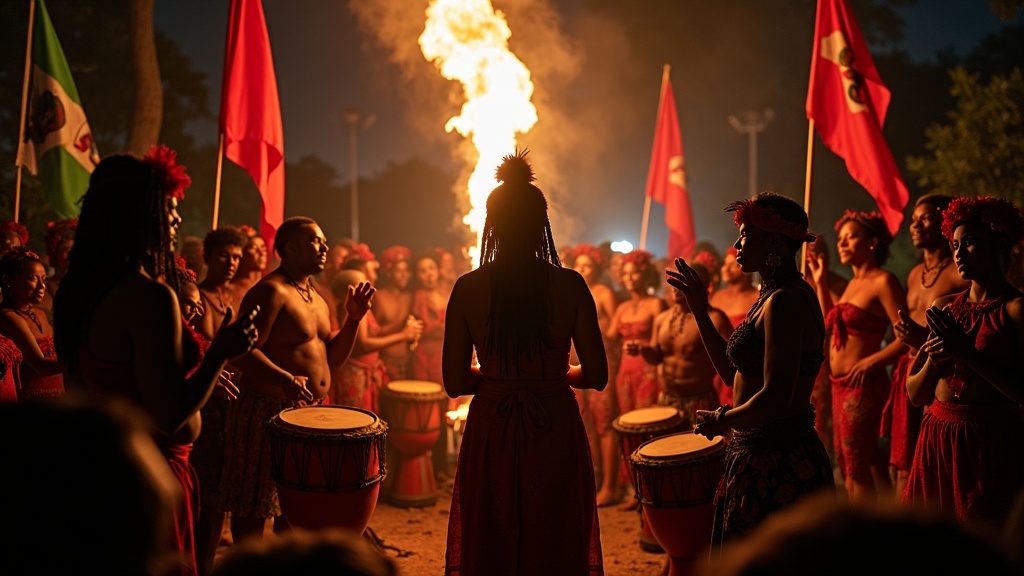 Vodou ceremony