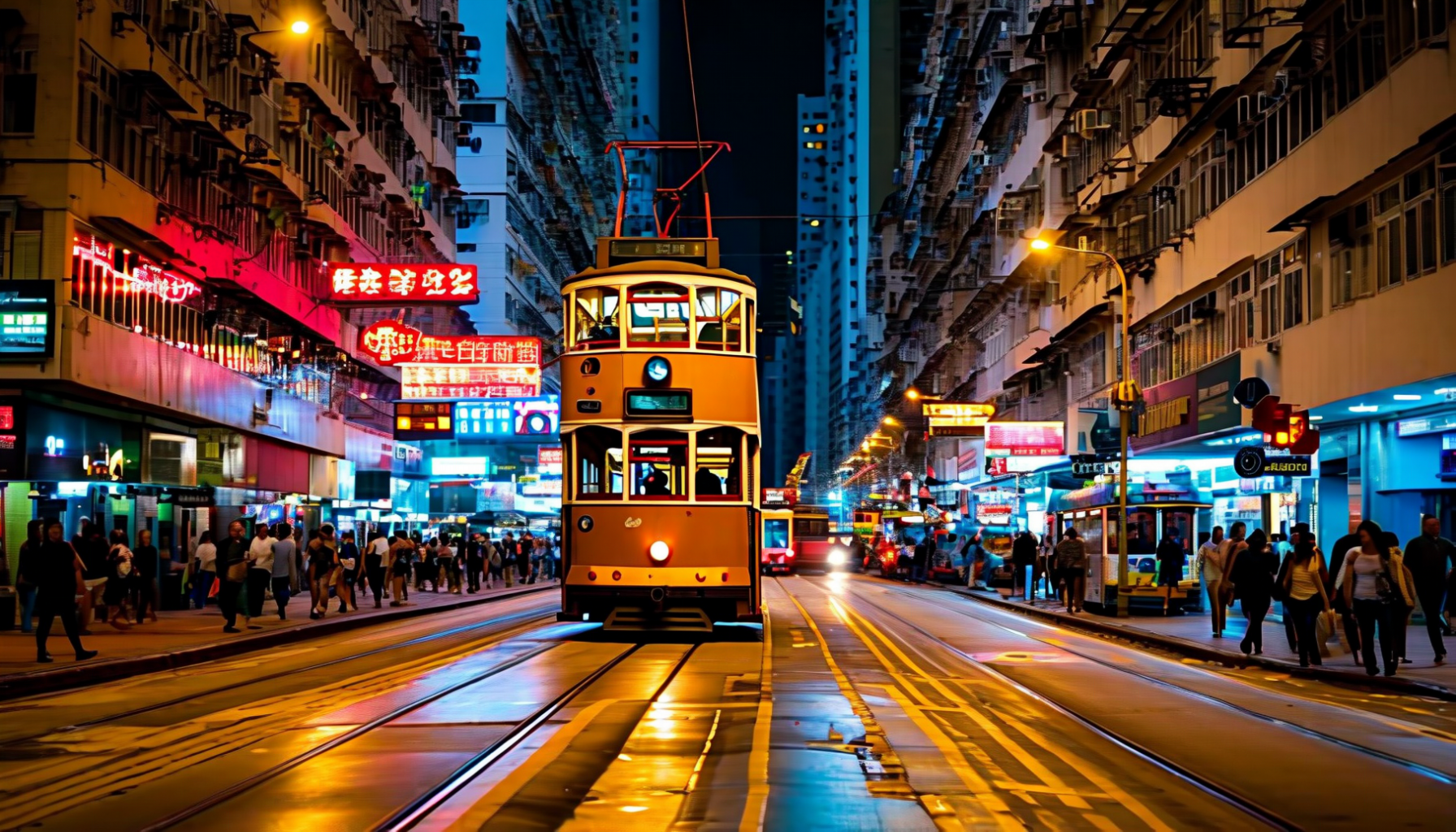 Double-decker Tram