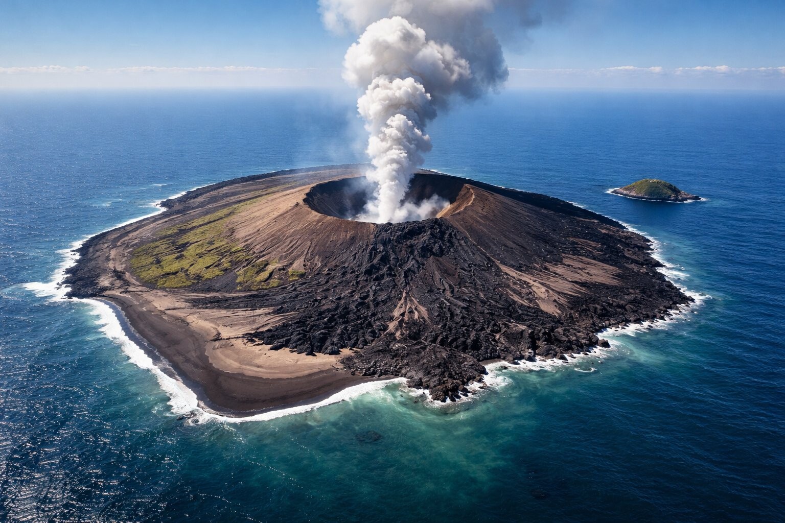 Surtsey volcanic island