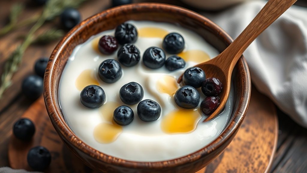 Icelandic skyr with berries