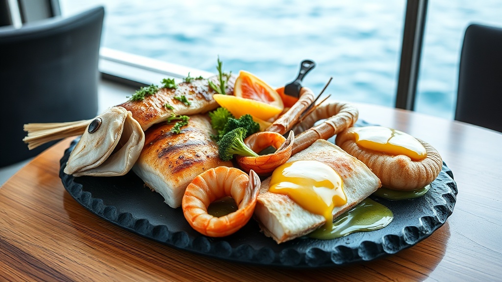 Fresh Icelandic seafood platter
