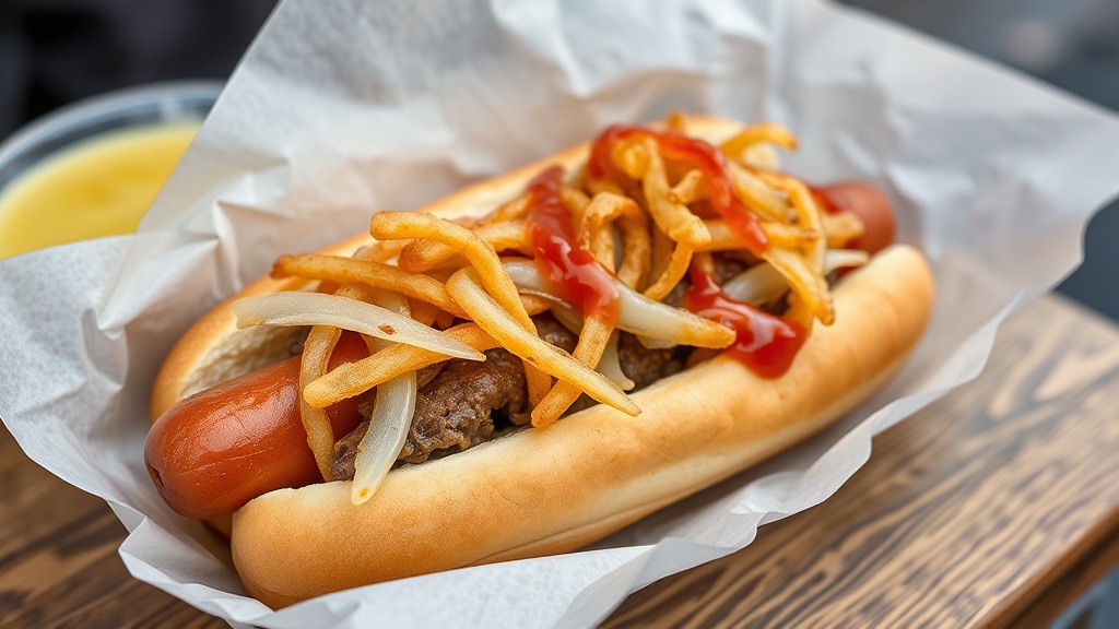 Famous Icelandic pylsur hot dog