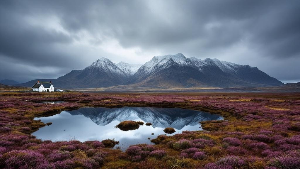 Connemara National Park - wild boglands and the Twelve Bens mountains