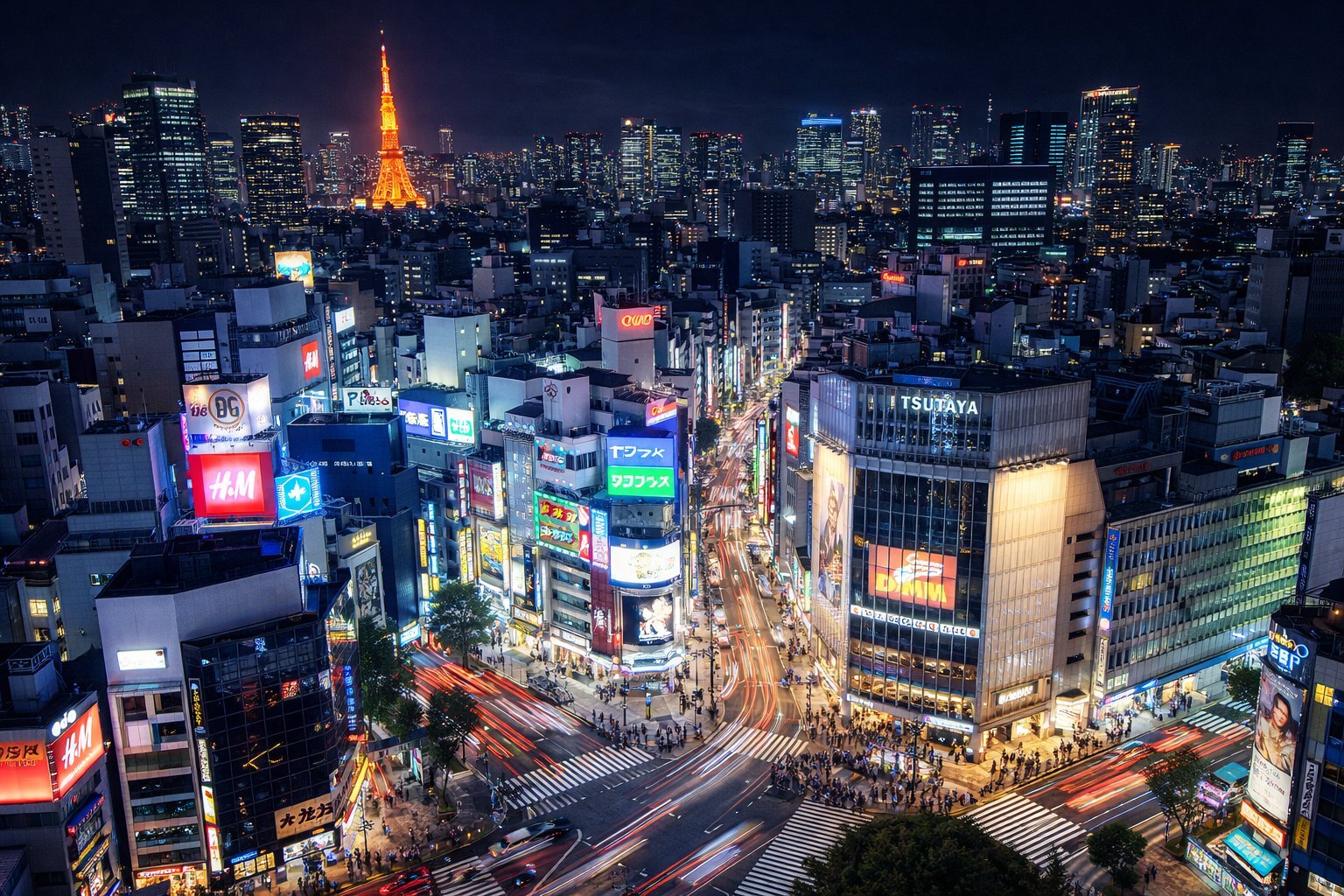 Tokyo Skyline at Dusk