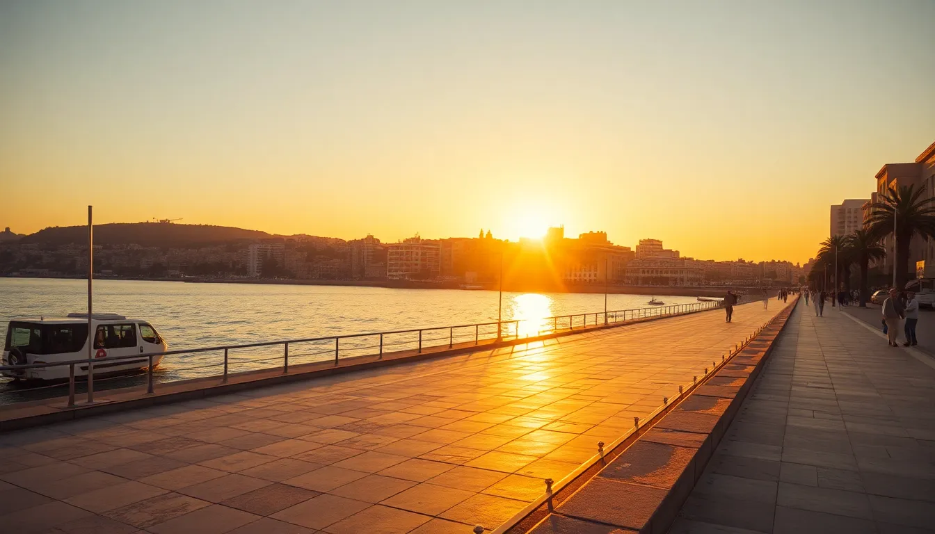 Beirut Promenade at Golden Hour
