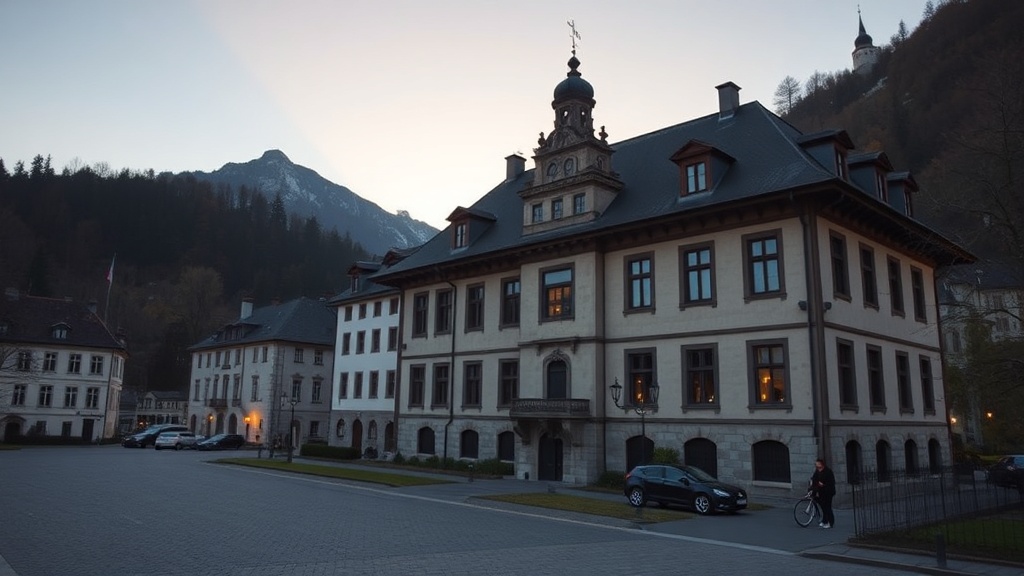 Stalin's green dacha overlooking Lake Ritsa