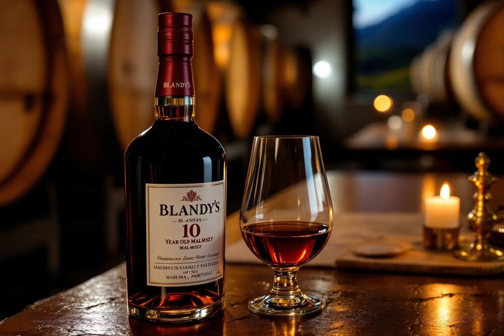 Blandy's Malmsey Madeira wine