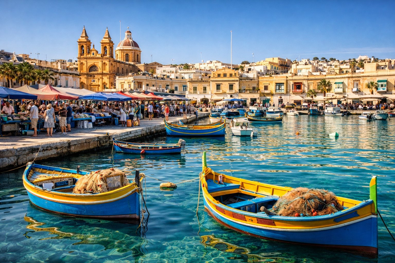 Marsaxlokk fishing village