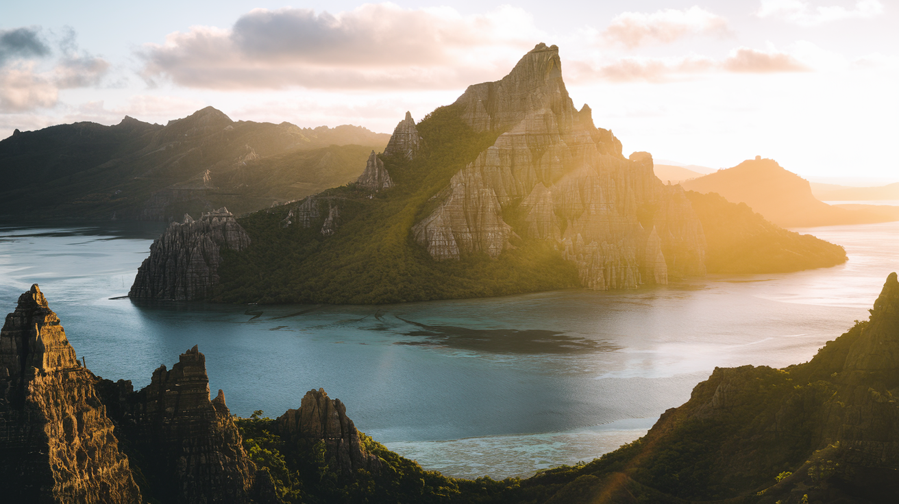 Lake Ritsa from the wooden dock