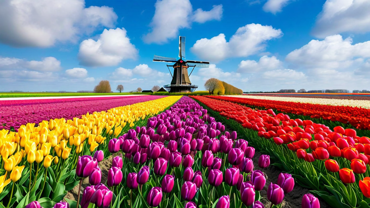 Dutch Tulip Fields