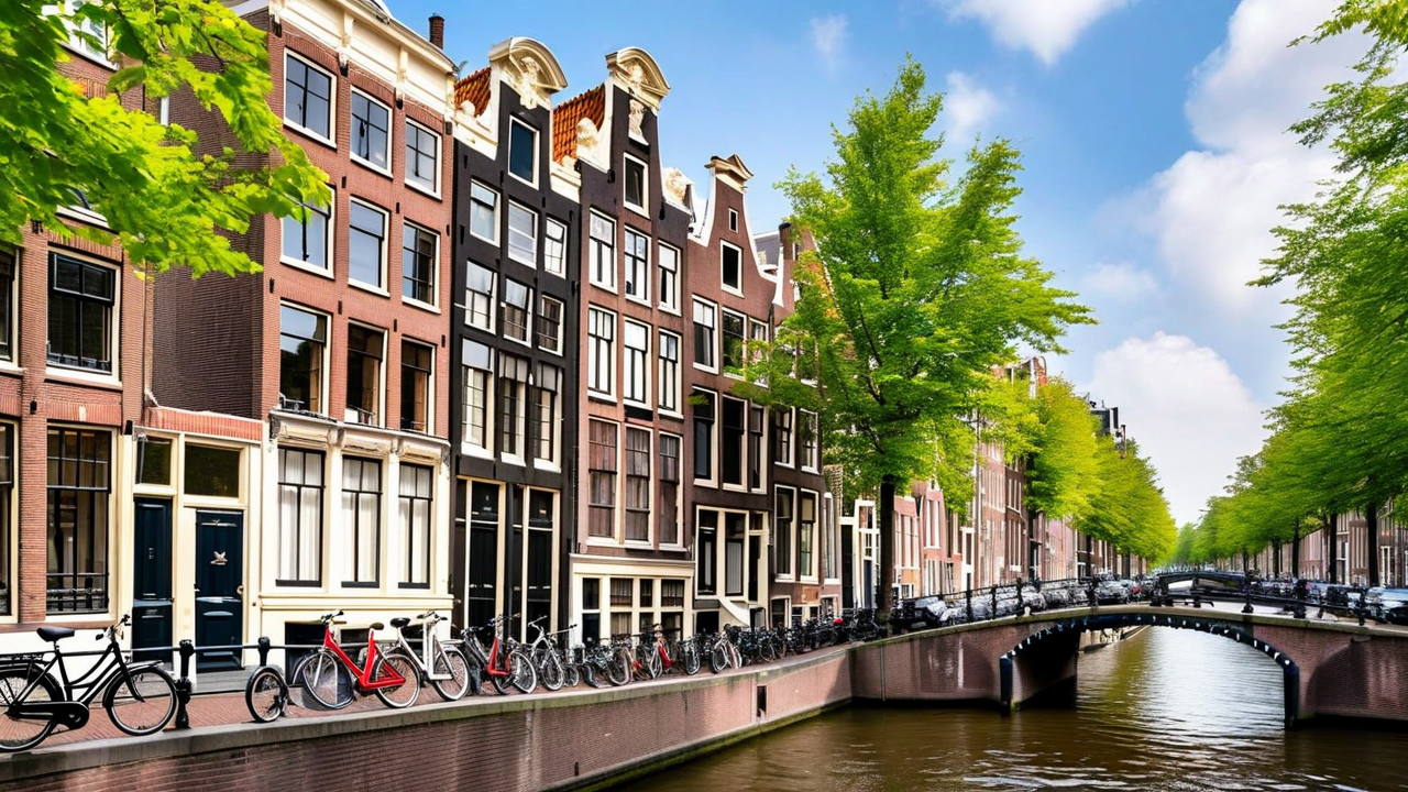 Amsterdam Canals at Night