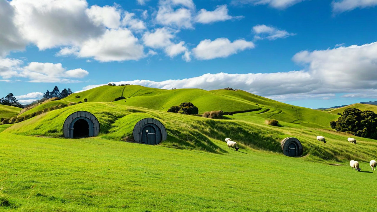 Hobbiton Movie Set