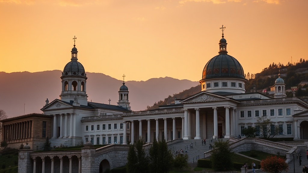 Gagra Colonnade and Gagripsh Restaurant