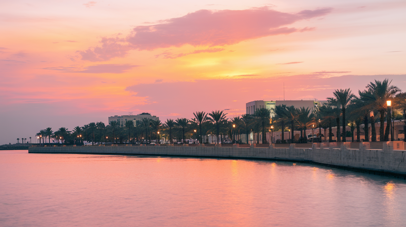 Muscat Promenade at Golden Hour