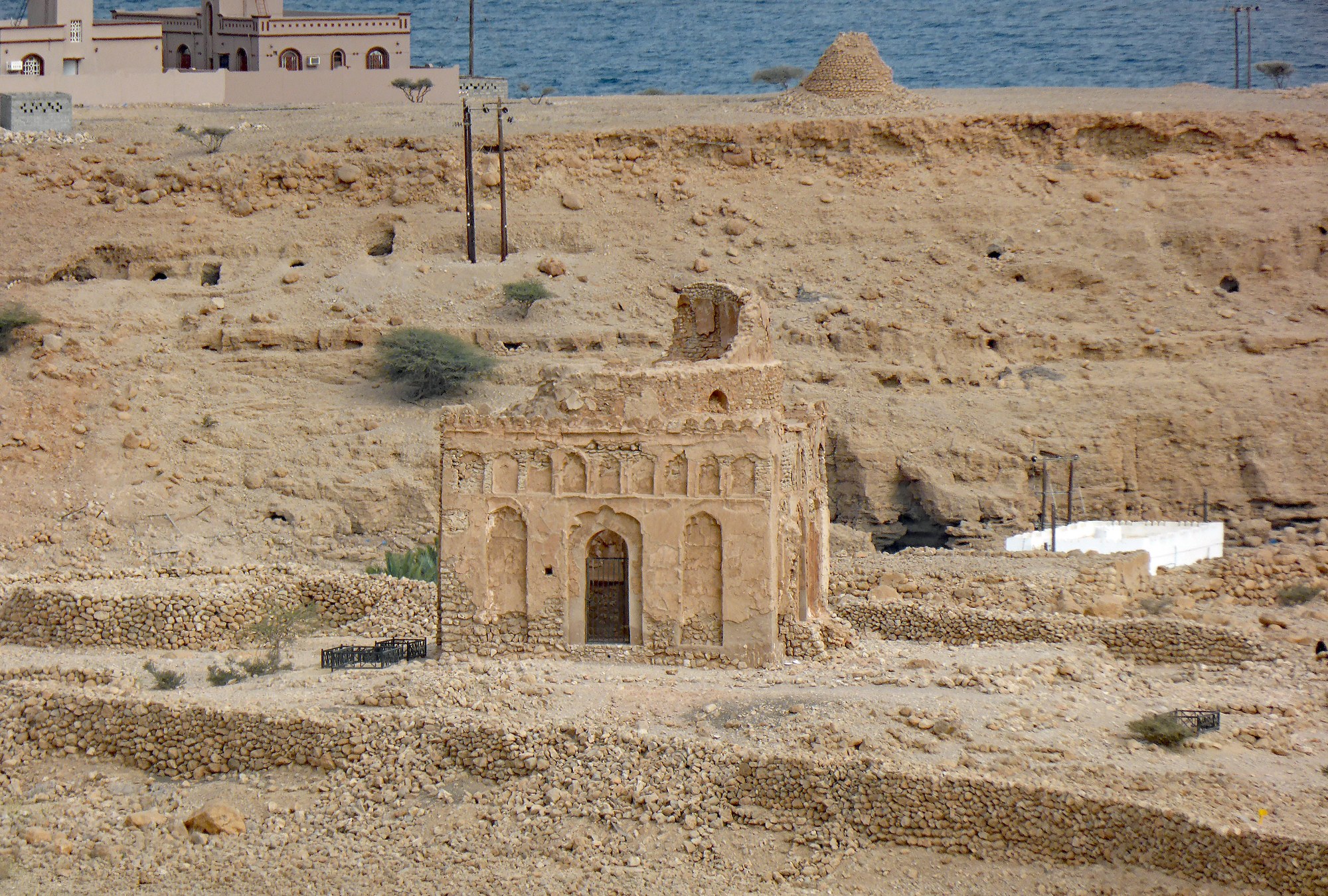 Bibi Maryam mausoleum ruins, Qalhat, Oman