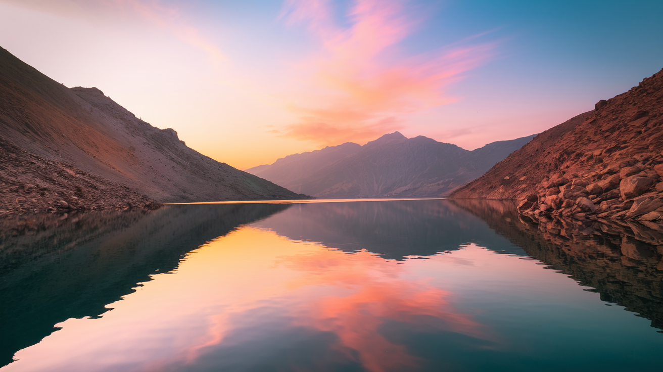 Lake Ritsa Alpine View