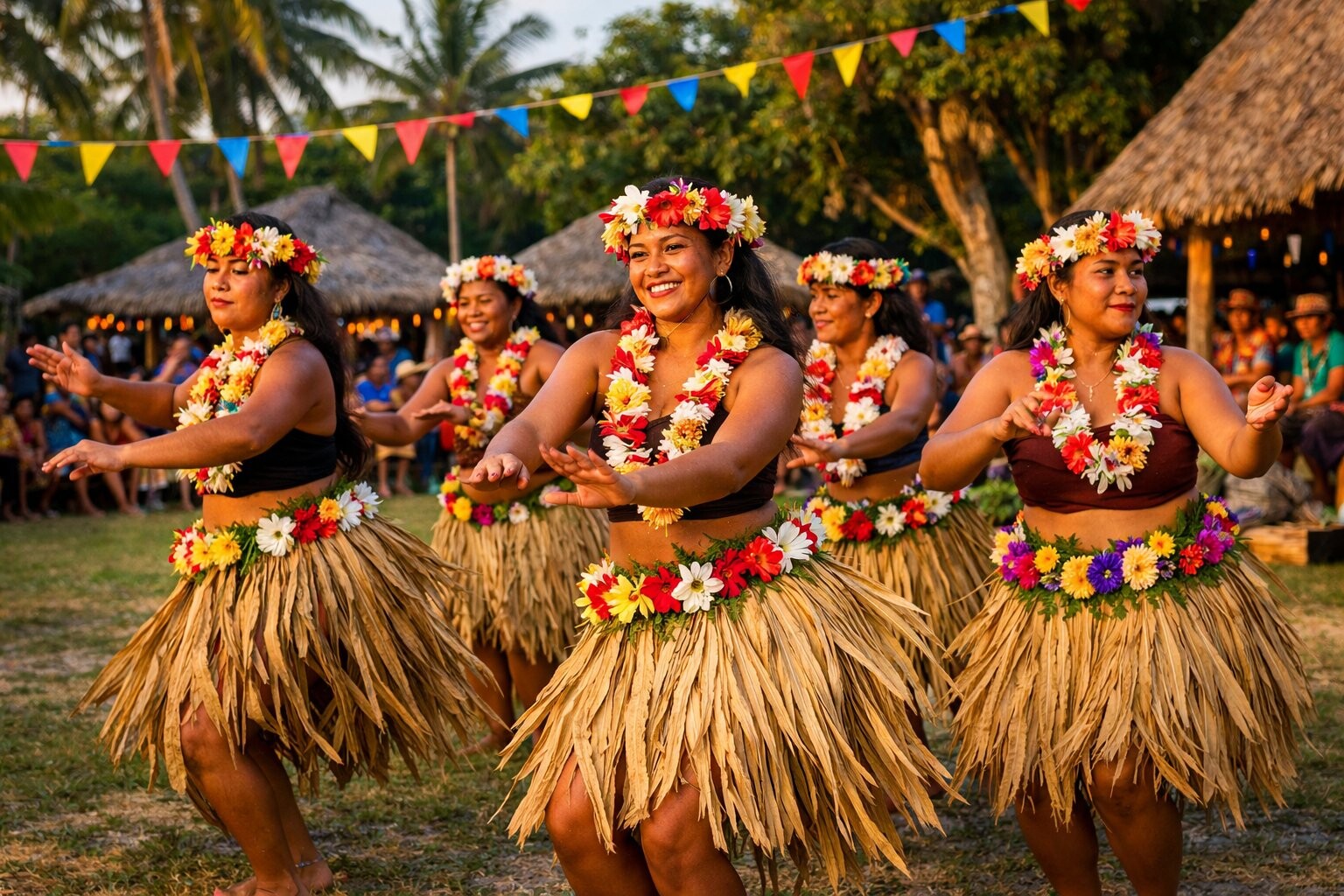 Traditional Palauan dancers
