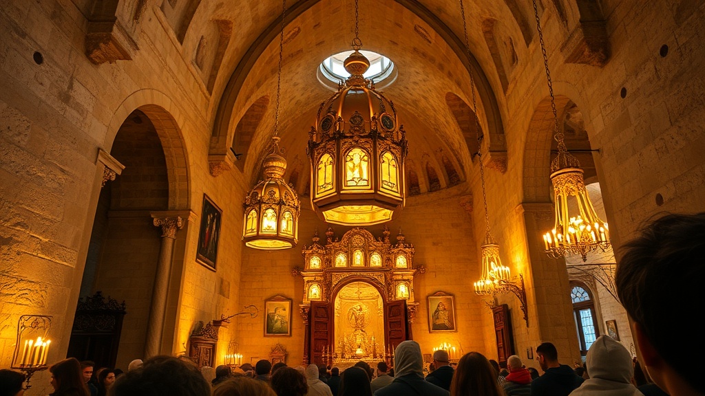 Jerusalem Sanctuary at sunset