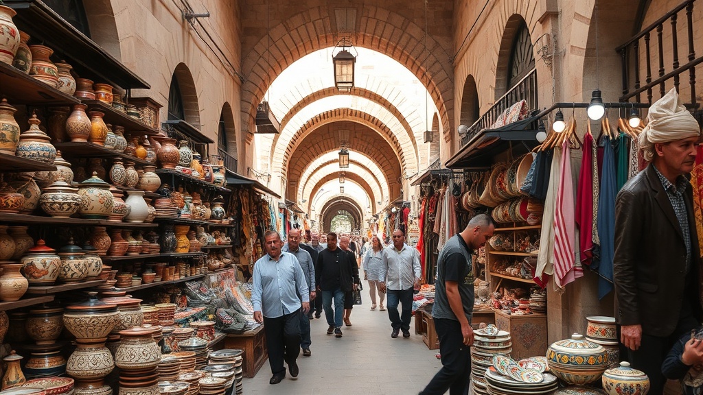 Interior of historic's dacha museum with vintage Ottoman furniture