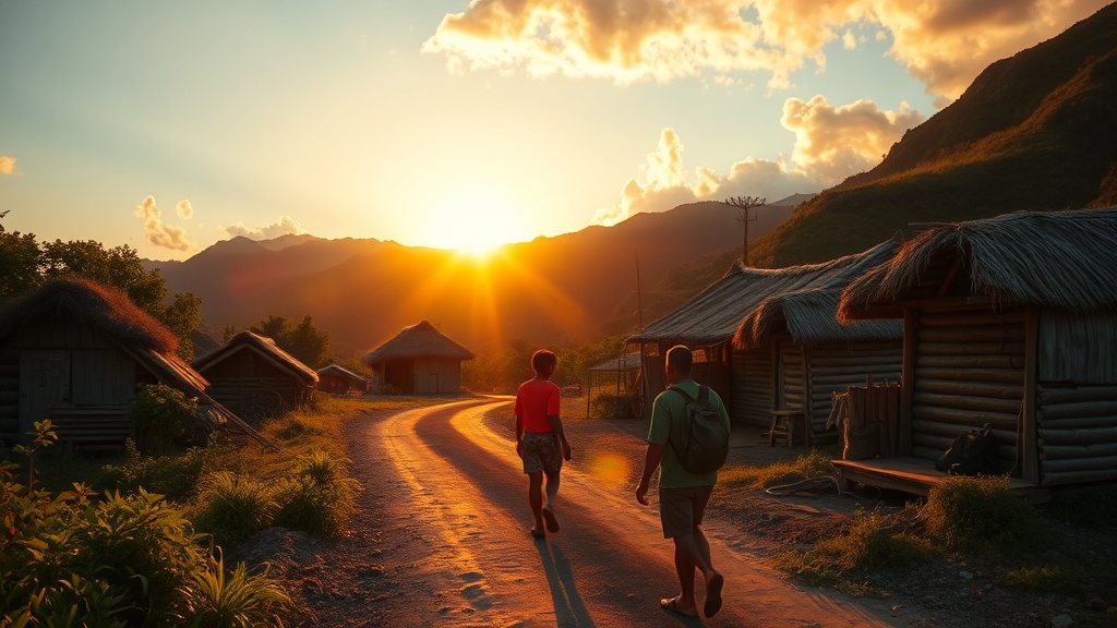 Gagra Colonnade with Tourists