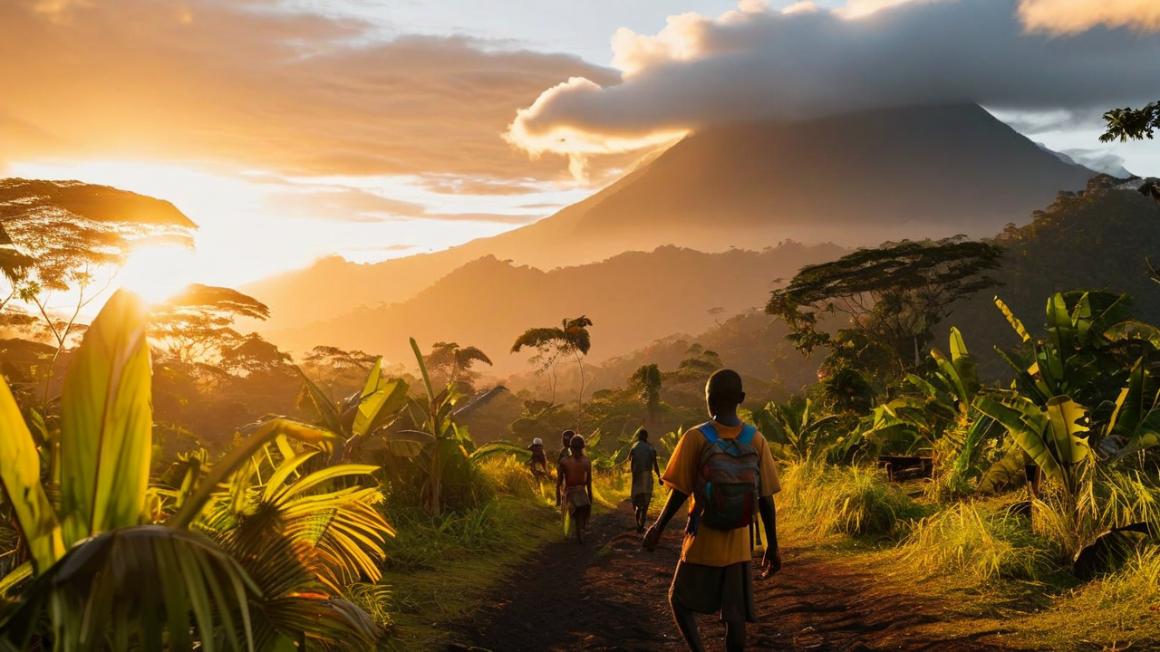 Gagra Promenade Romantic Evening