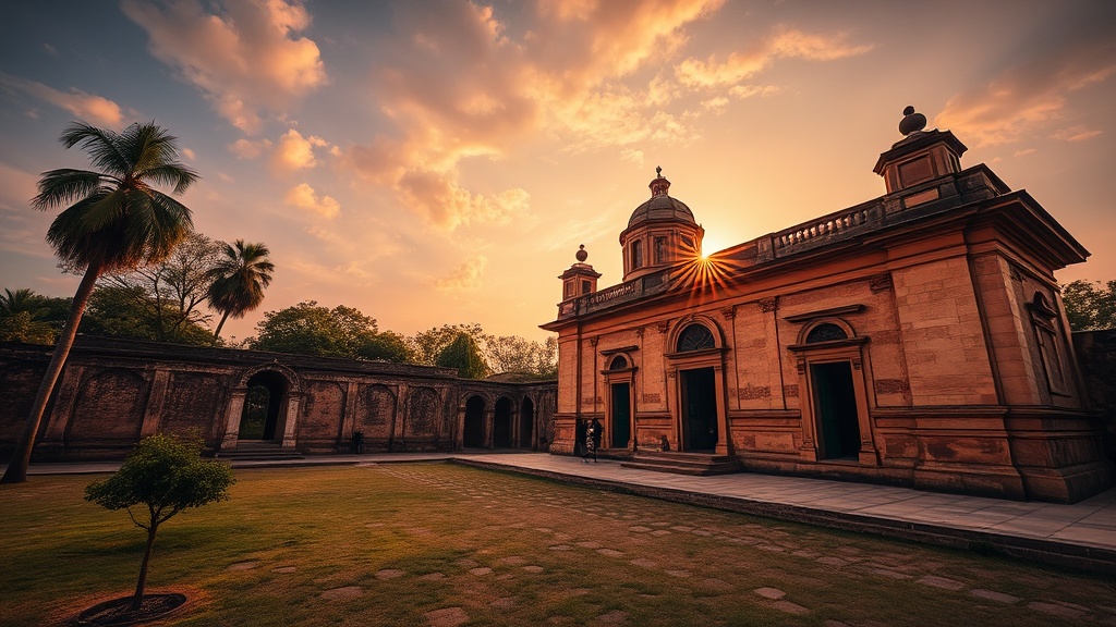 Pitsunda Cathedral and Pine Forest