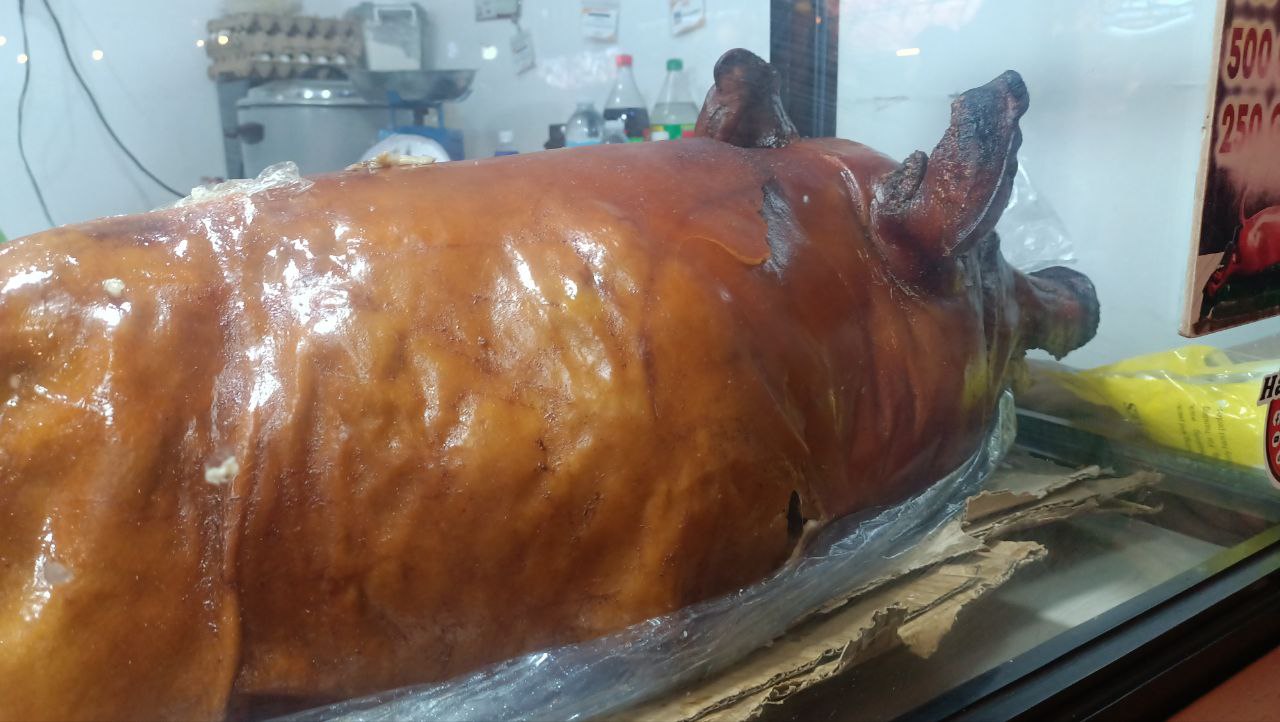 Lechon served at Sugbo Mercado