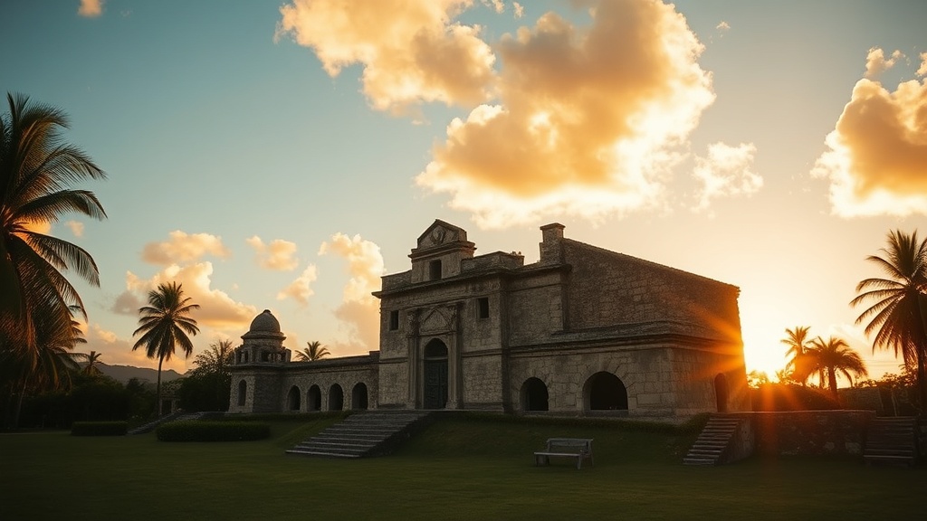 Pitsunda Cathedral and Pine Forest