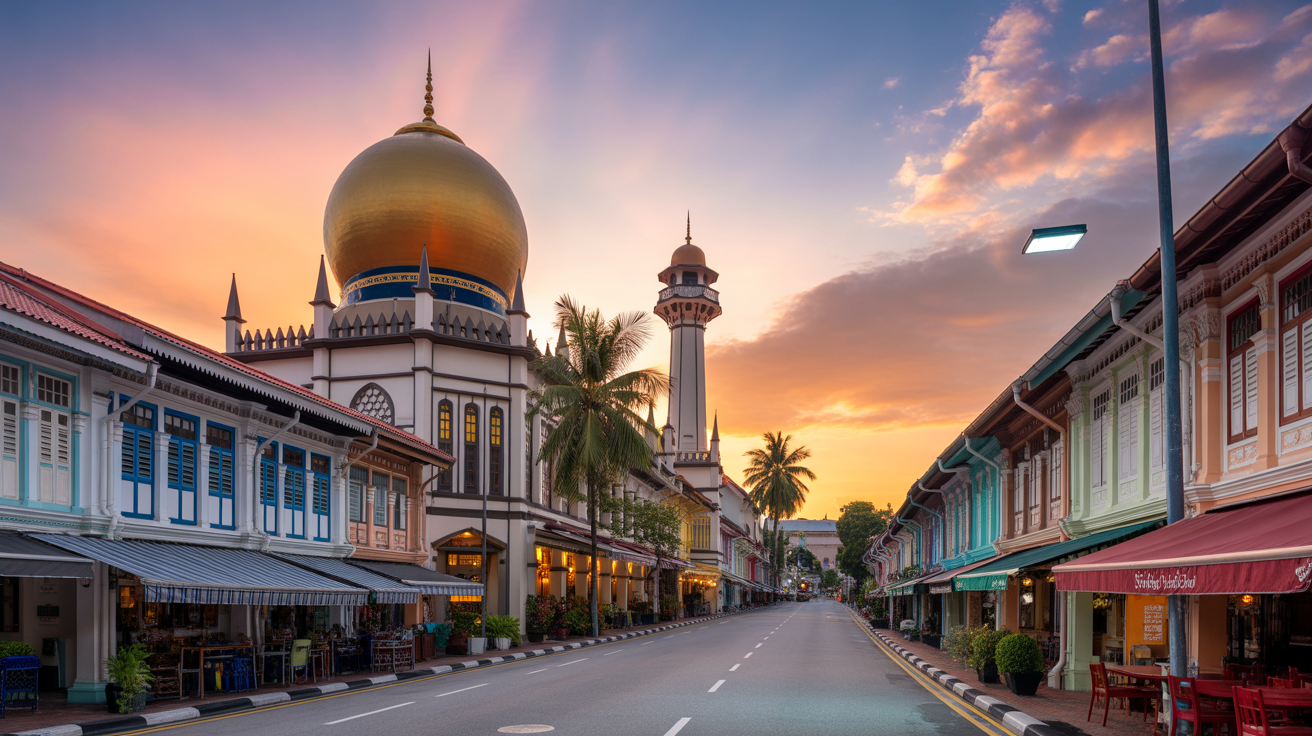 Sultan Mosque golden dome Kampong Glam