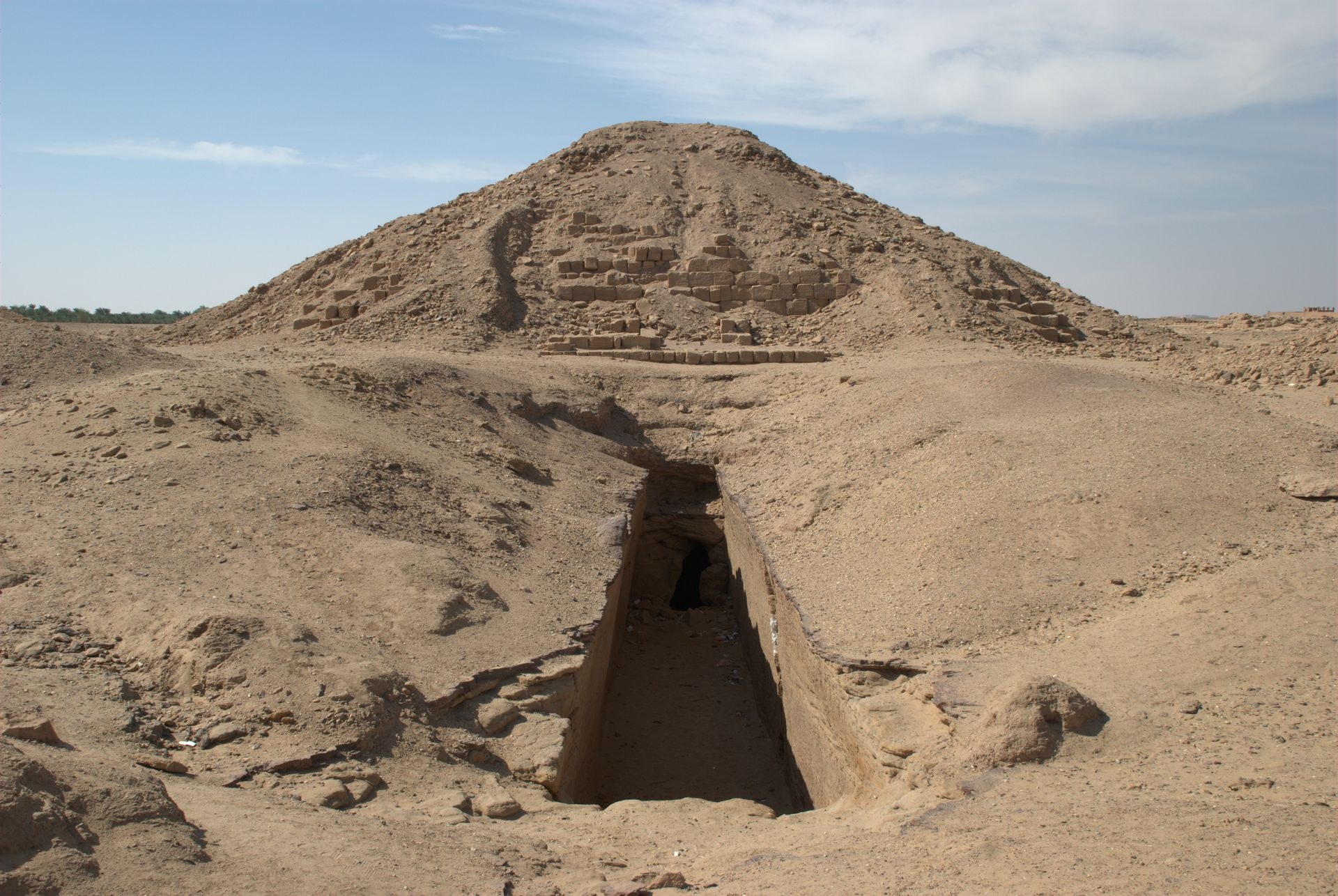King Kashta pyramid tomb at El-Kurru, Sudan