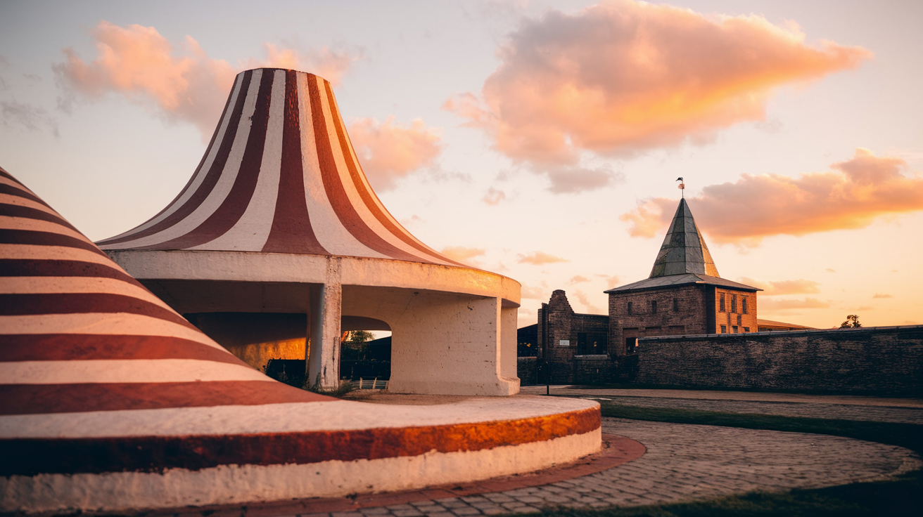 Gagra Colonnade and Gagripsh Restaurant