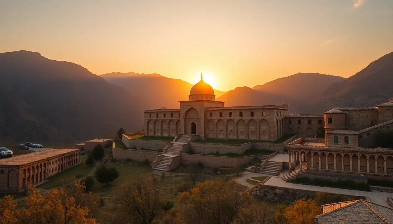Pitsunda Cathedral and Pine Forest