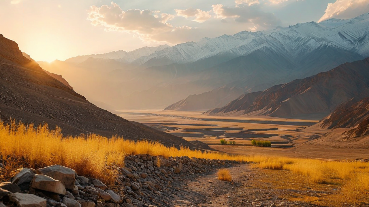 Lake Ritsa Alpine View