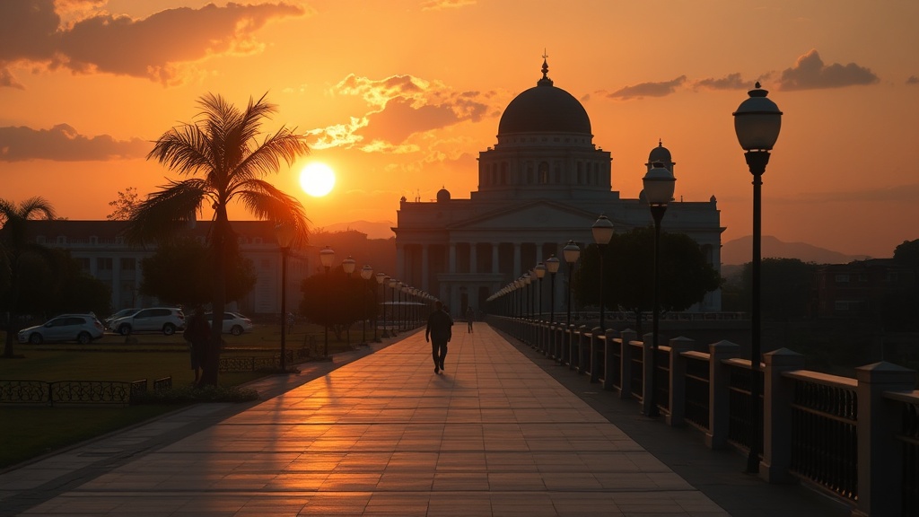 Dodoma Promenade at Golden Hour