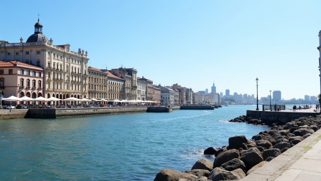 Montevideo waterfront and skyline