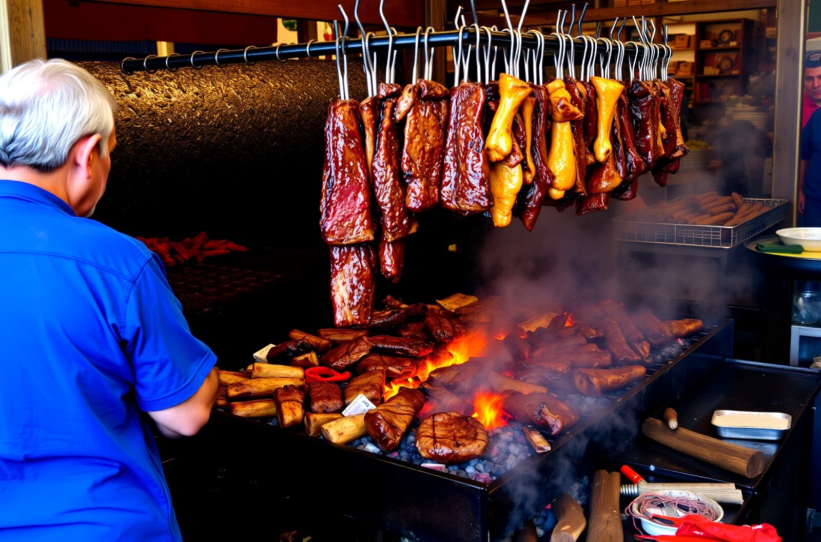Uruguayan asado barbecue