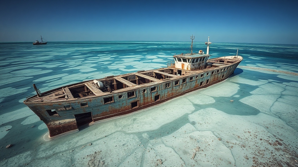 Aral Sea ship graveyard, Moynaq