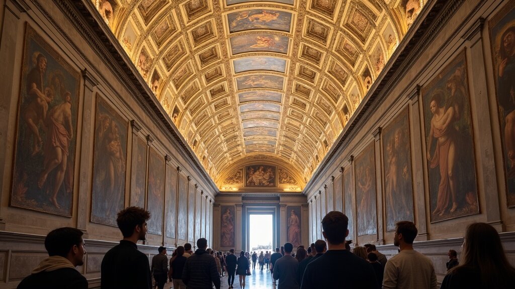 The ceiling of the Sistine Chapel, Vatican City