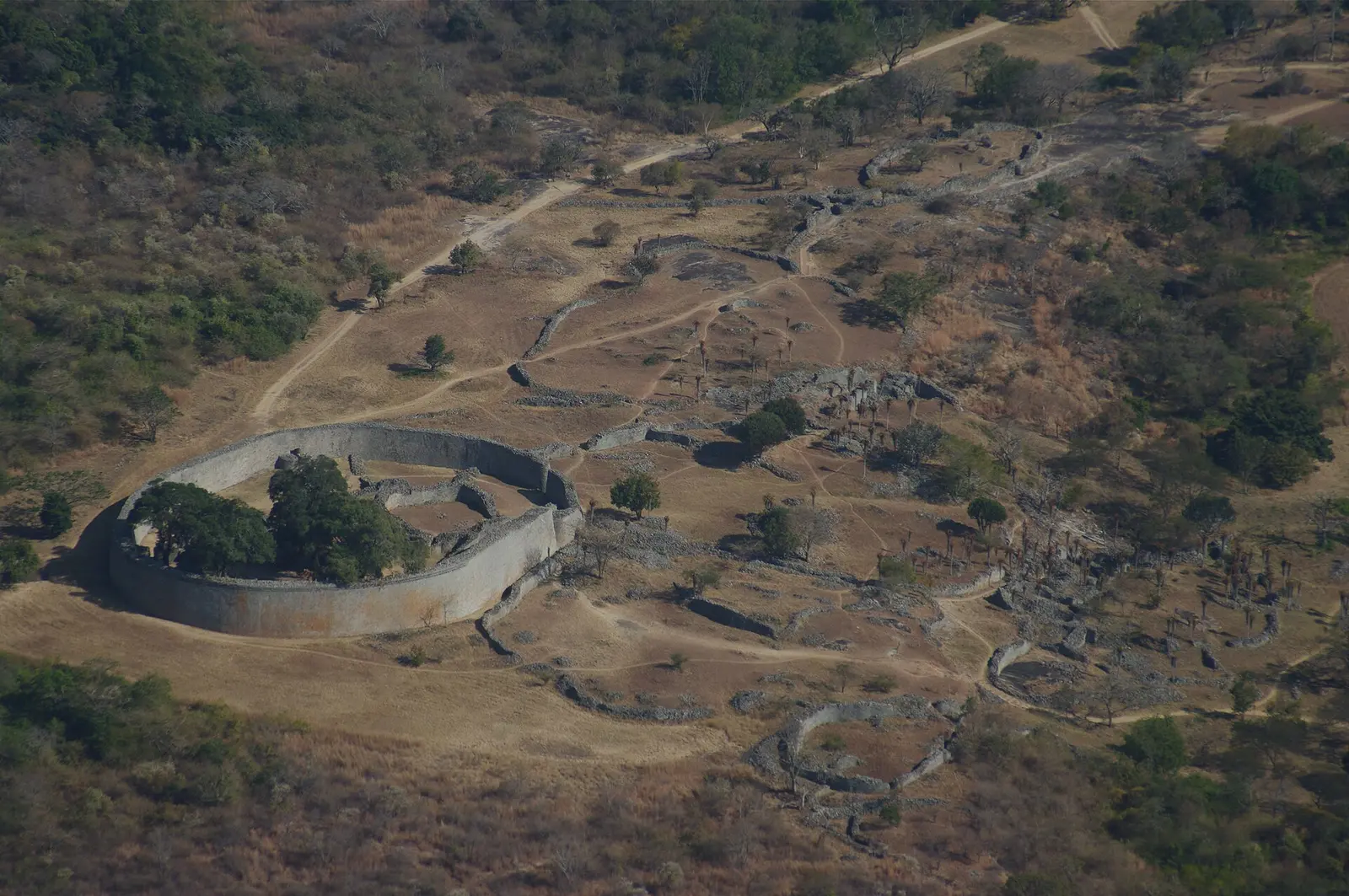 Zimbabwe — chapter photograph: Great Zimbabwe in detail